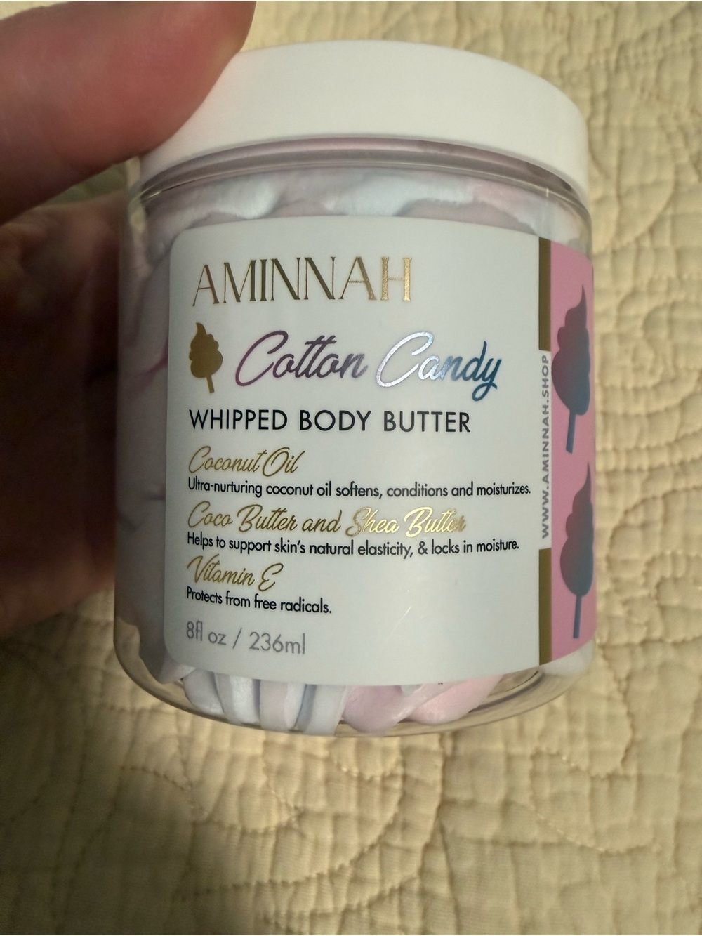 Aminnah “Cotton Candy”Whipped Body Butter!